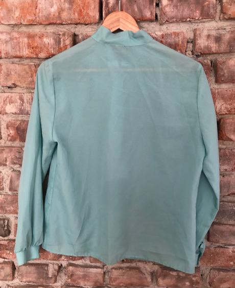 Zelená blúzka s mašľou, s/m, s