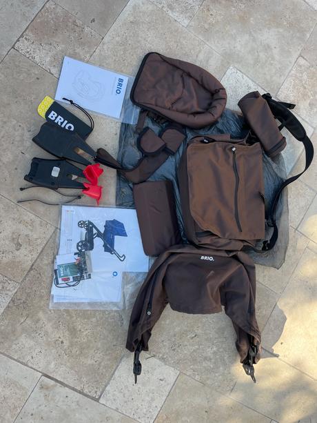 Trojkombinácia brio go kočík s full výbavou, brio,brio go