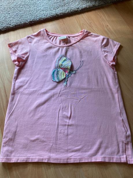Tričko s motýlikom, zara,140
