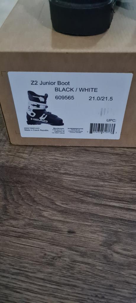 Detske lyziarky z2 junior boot black/white 21.0/21, 21