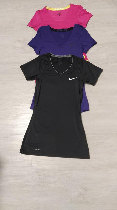 3x športové tričko, nike,xs