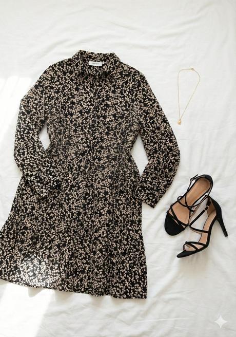 Kvetované košeľové šaty msch copenhagen, s