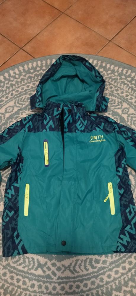 Zimná chlapc bunda 2v1 , nová 9-10 r, 134