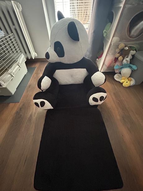 Detské rozkladacie kresielko panda, 