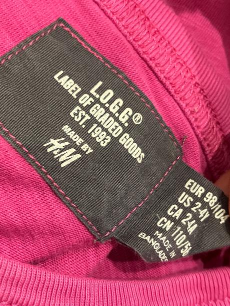 Chlapčenské tričko s nápisom h&m (98-104), h&m,98