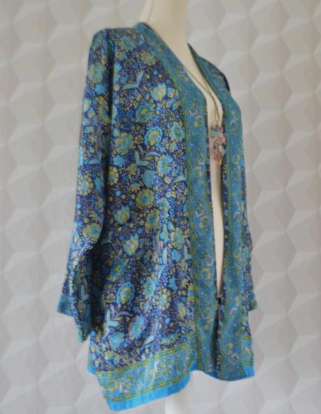 Natura, letný hodvábny kardigán veľ. xl, xl