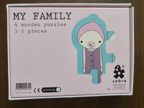 Drevené puzzle sebra,