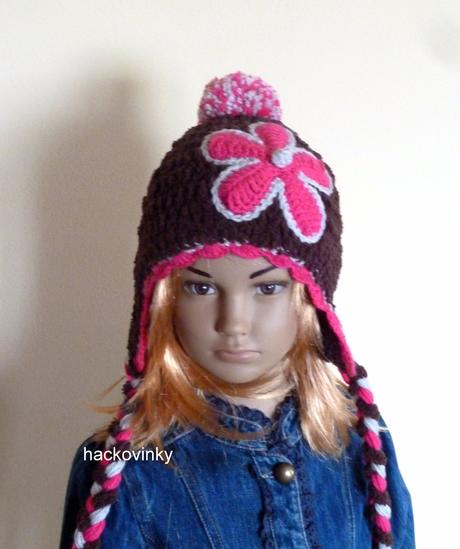 Prechodna melirovana hnedo ruzova pletena, 56 - 158