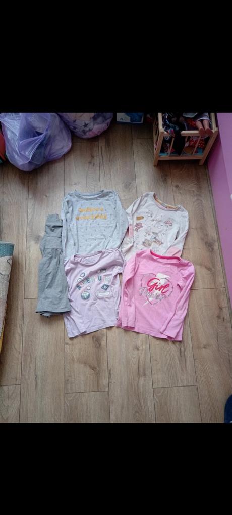 Dievčenské tričká 5-6 rokov, primark,116
