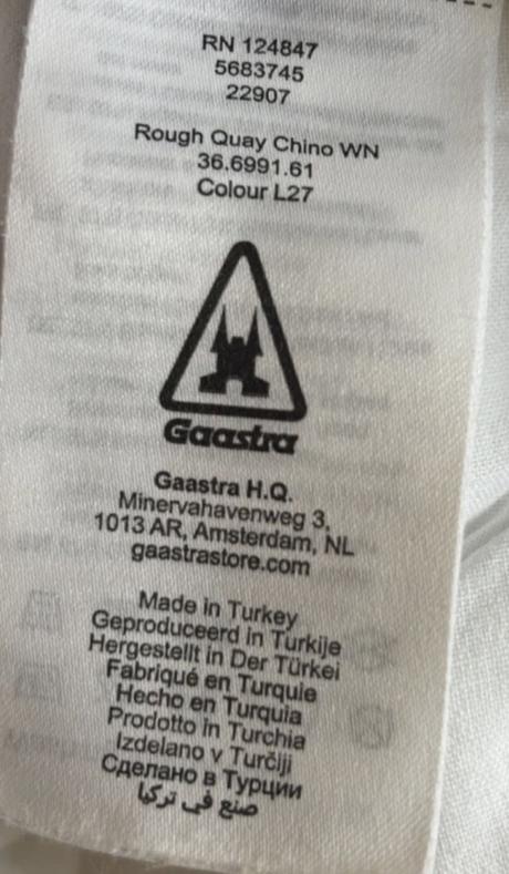 Biele nohavice gaastra, gant,s