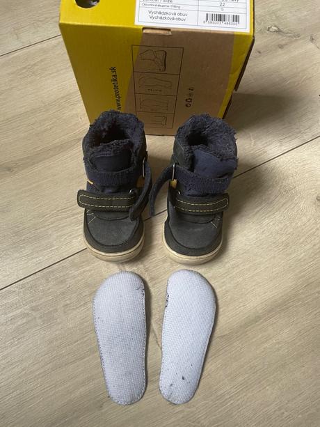 Detské zimné barefoot topánky s pro-tex membránou, protetika,22
