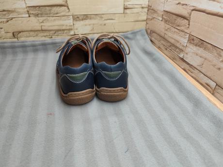 Josef seibel 37 - dámske kožené modré topánky, 37