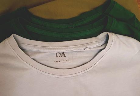 3 ks tricko ca, c&a,176