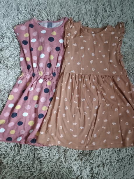 Letné šaty 2ks, h&m,122