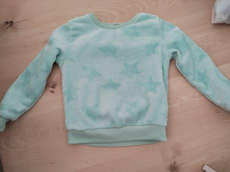 Mentolova teplucka mikina 110/116, 110