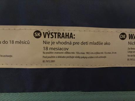 Zábrana do postele, šírka (cm): 100,dĺžka (cm): 40