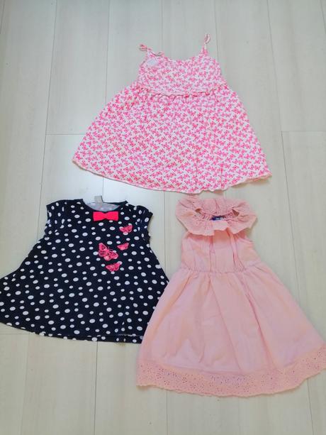 Saticky pre dievčatka 3 ks letne vel. 110, 110