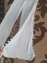 Lahucke nohavice po boku s velkym rozporkom, m