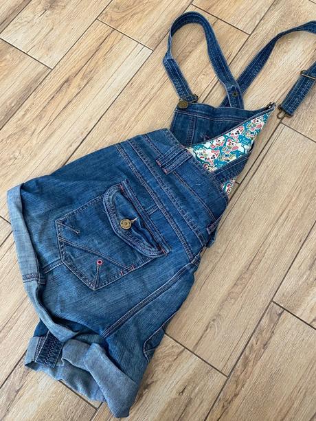 Riflové kratasy, denim,42