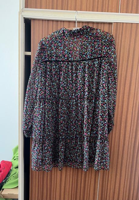 Kvetinové šaty, zara,l