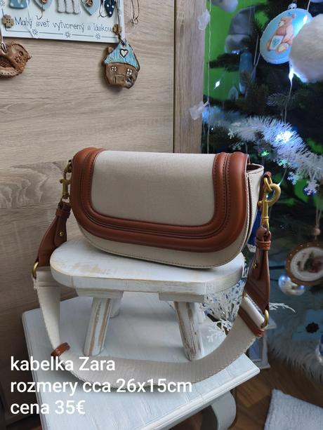 Dámska štýlová nadčasová kabelka zara, zara