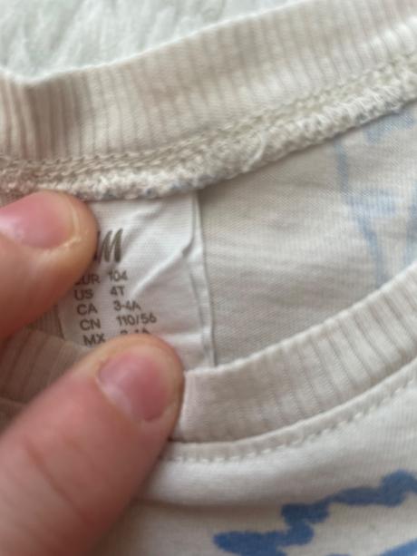 Kremova suprava zvieratka h&m, h&m,104