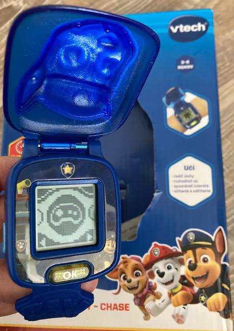 Detské hovoriace hodinky -chase,ako nové,