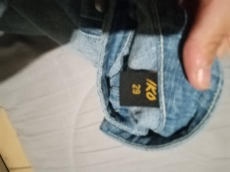 Dámske 3/4,riflove nohavice, 30