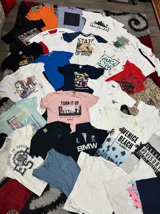 Balik tričiek 30 ks veľkosti 140, zara,140