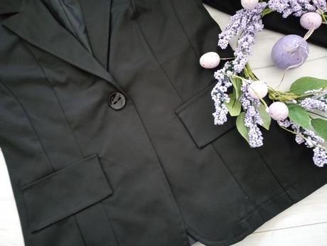 Elegantné saténové sako, m