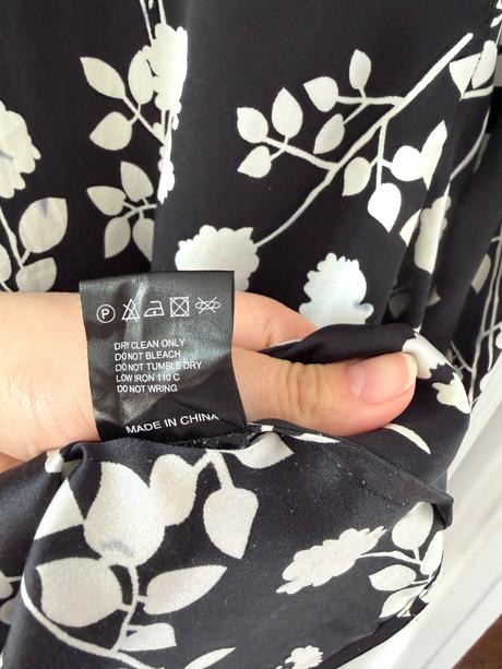 Luxusná hodvábna blúzka pieszak, 38