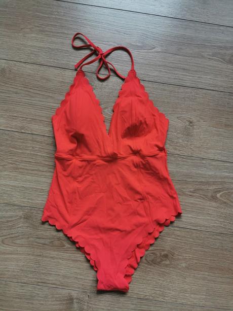 Krásne koralové plavky, h&m,m