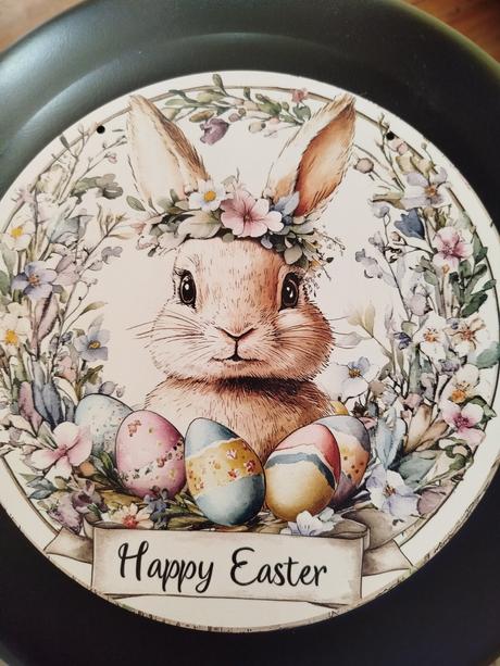 Drevená dekorácia na veľkú noc, 