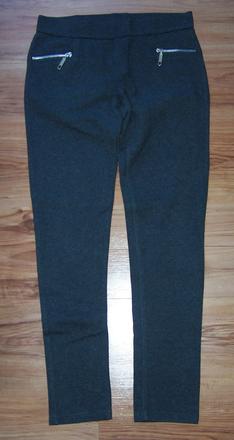 Nohavice šedé, s