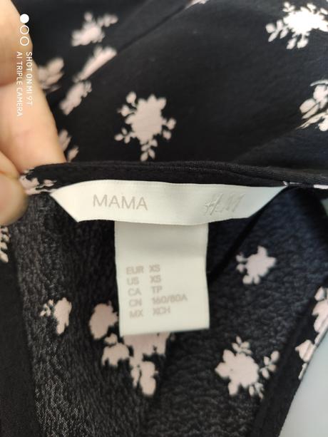 Tehotenské šaty, tunika h&m, h&m,s