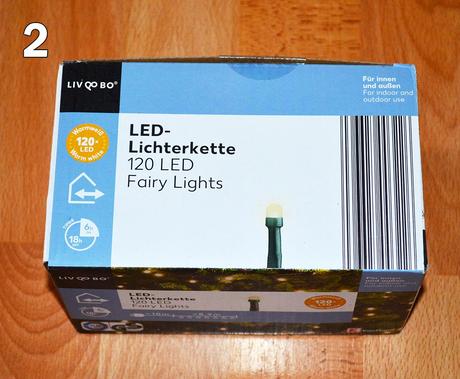 Svetelna retaz 120 led tepla biela,