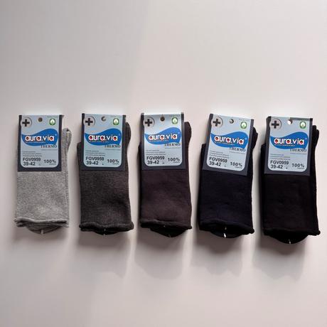 Pánske thermo ponožky so zdravotnou gumičkou fgv09, 39 / 40 / 42 / 44 / 46