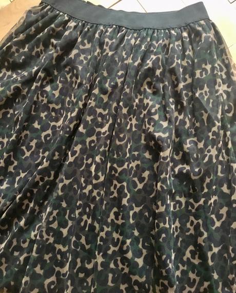 Maskáčová tylová sukňa, amisu,s