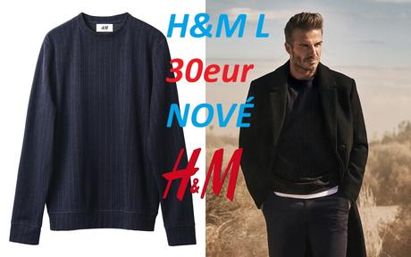 Mikina zlatan ibrahimovič hm, david beckham hm, h&m,l / xl / xxl
