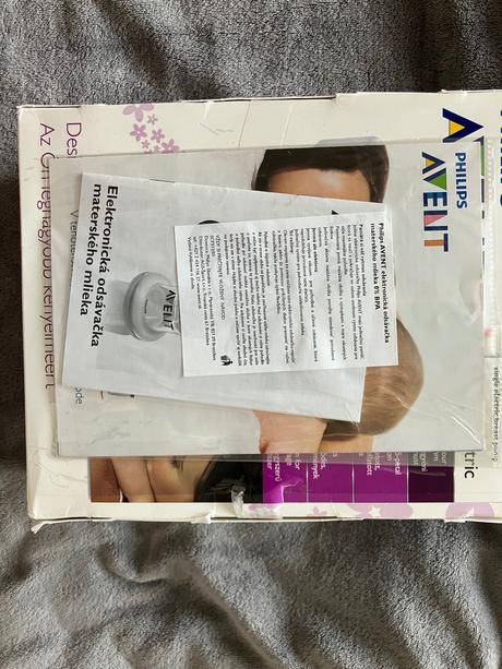 Odsavacka avent elektronická 2x použitá, 