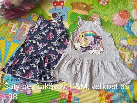 Letné šaty h&m my little pony, h&m,98