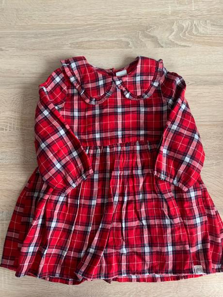 Lindex kárované šaty na vianoce, 86