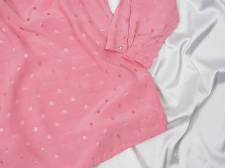 Luxusná ružová blúzka bonita, 46