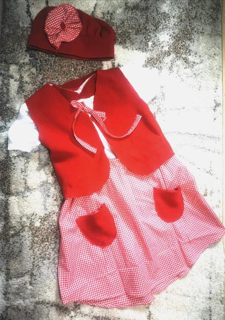 Červená čiapočka kostým 110/116 rez., 