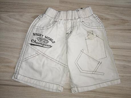 Biele šortky 80/86, 80