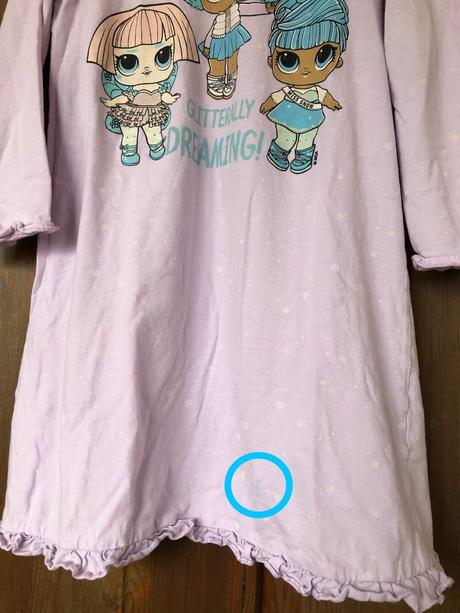 Nočná košeľa lol, 128