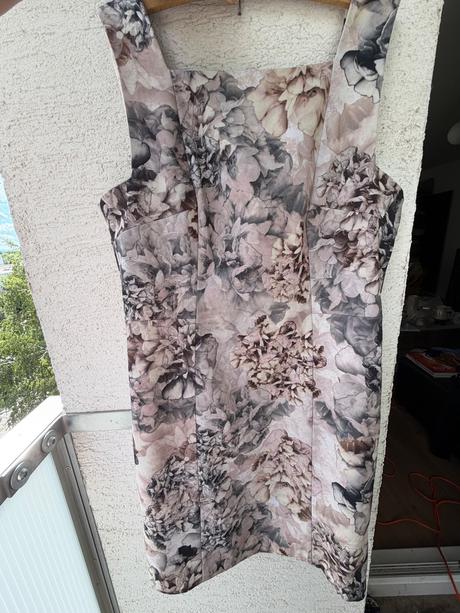 Hm saty kvety pivonky velk 44 kvety kvetovane, h&m,44