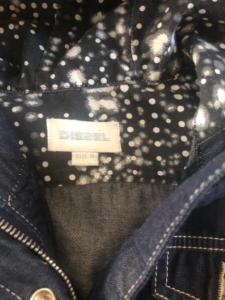 Diesel jeansovy kabatik/parka 152/158, diesel,152