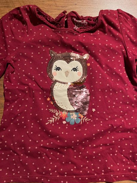 Tričko sova, c&a,128