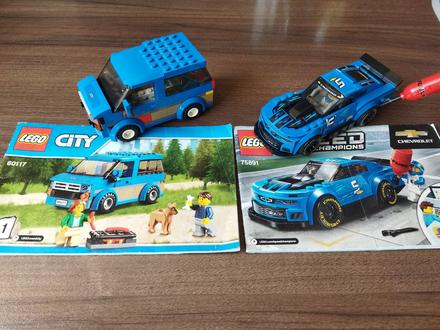 Lego dodávka 60117, speed champions 75891,